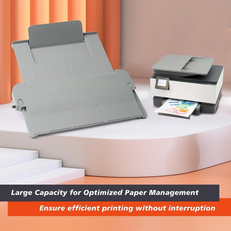 Mhrxusd Paper Output Tray Replacement for HP for OfficeJet Pro 9010 9012 9015 9016 9018 9019 9010E 9013E 9015E 9016E 9018E 9125E 9110B 9130B Printers Parts - Image 2